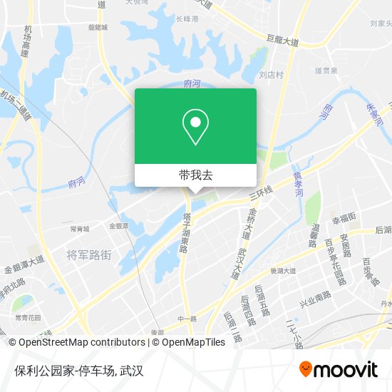 保利公园家-停车场地图