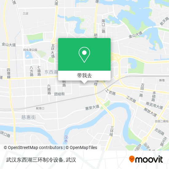 武汉东西湖三环制冷设备地图