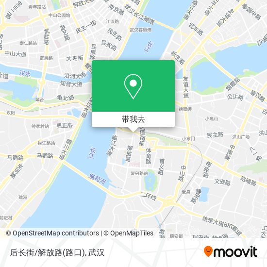 后长街/解放路(路口)地图