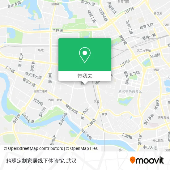 精琢定制家居线下体验馆地图