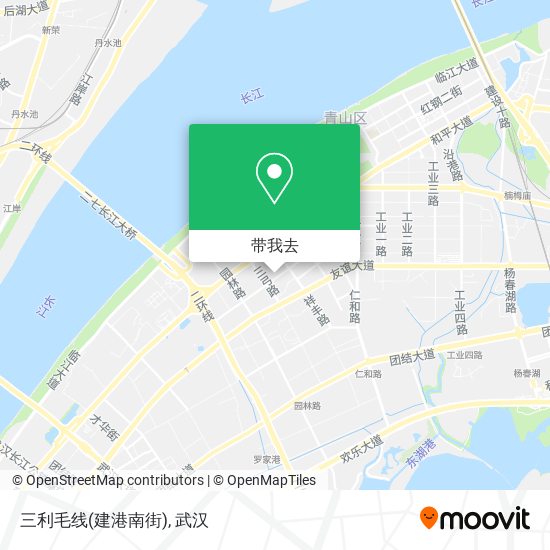 三利毛线(建港南街)地图