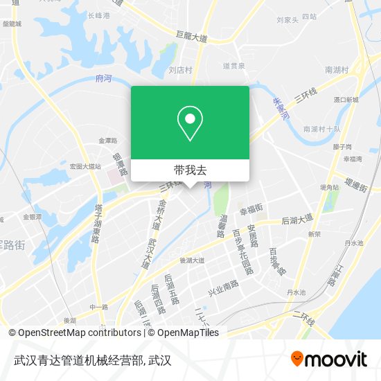 武汉青达管道机械经营部地图