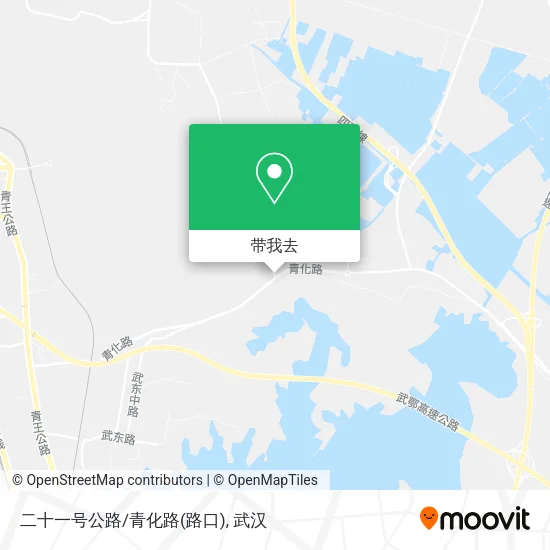 二十一号公路/青化路(路口)地图