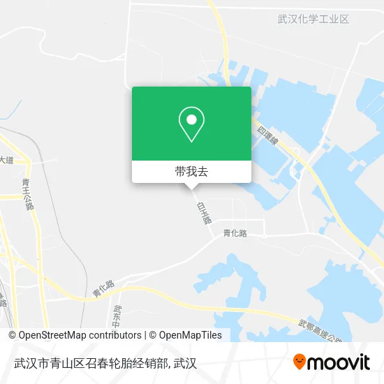 武汉市青山区召春轮胎经销部地图
