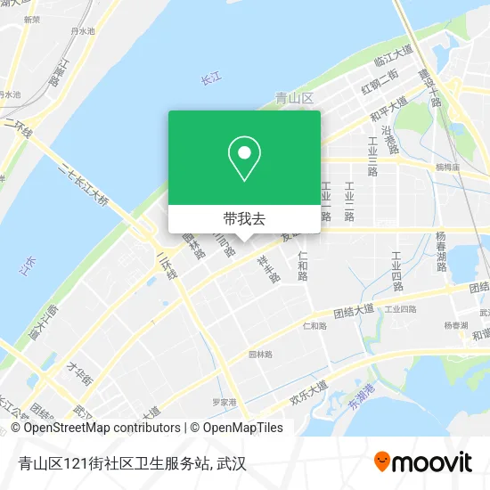 青山区121街社区卫生服务站地图