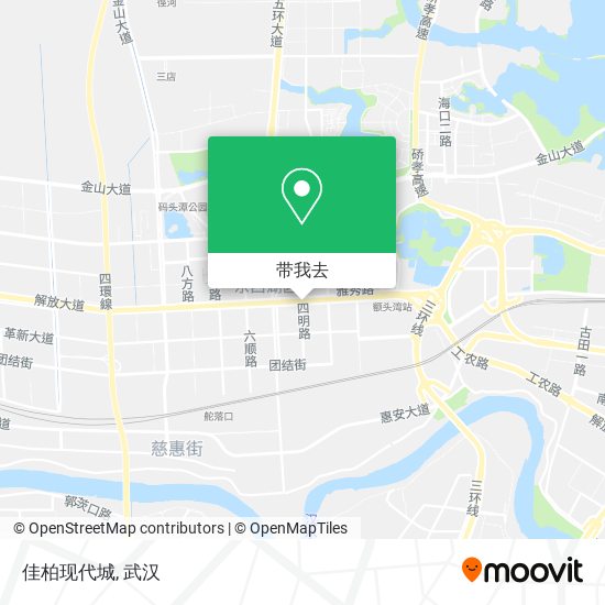 佳柏现代城地图