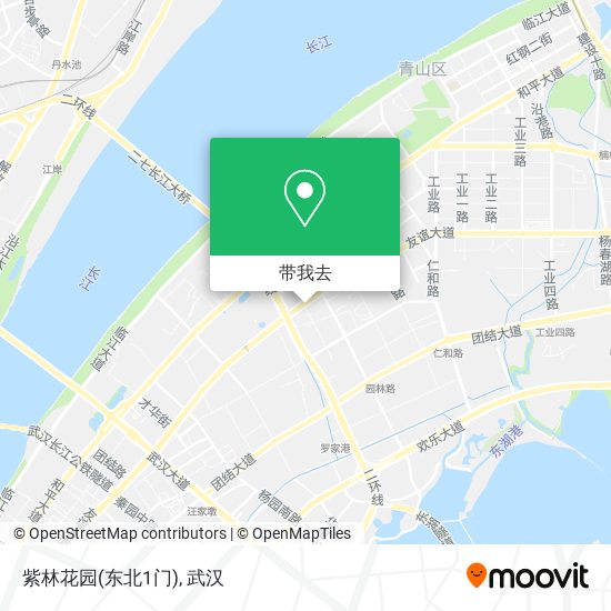 紫林花园(东北1门)地图