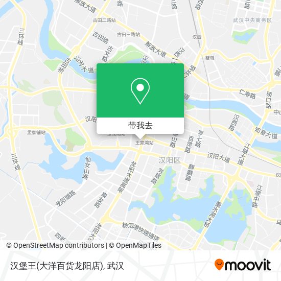 汉堡王(大洋百货龙阳店)地图