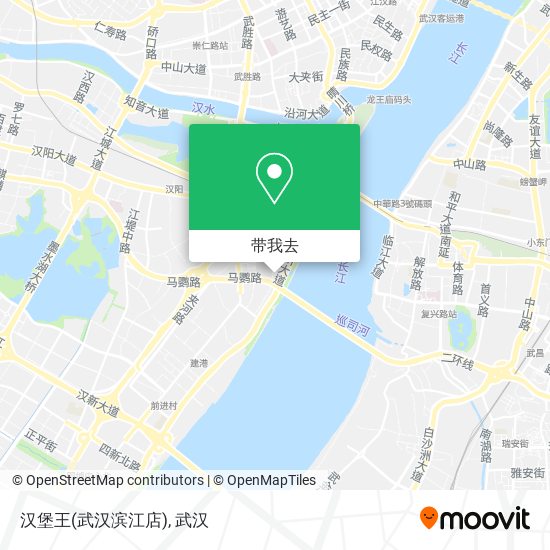 汉堡王(武汉滨江店)地图