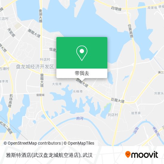 雅斯特酒店(武汉盘龙城航空港店)地图
