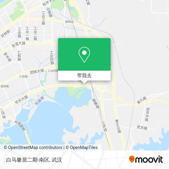 白马馨居二期-南区地图
