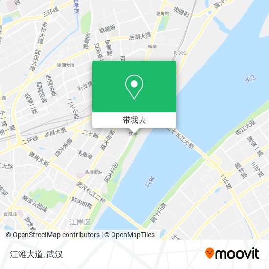 江滩大道地图