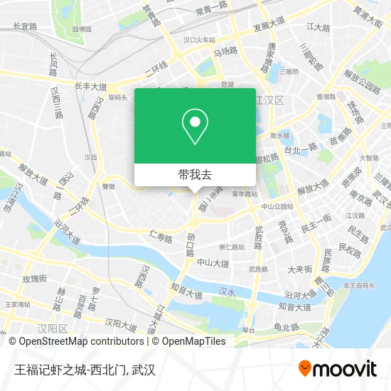 王福记虾之城-西北门地图