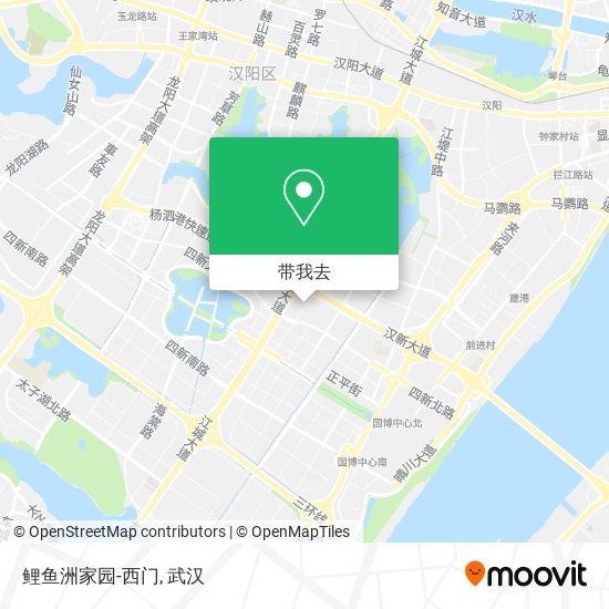 鲤鱼洲家园-西门地图