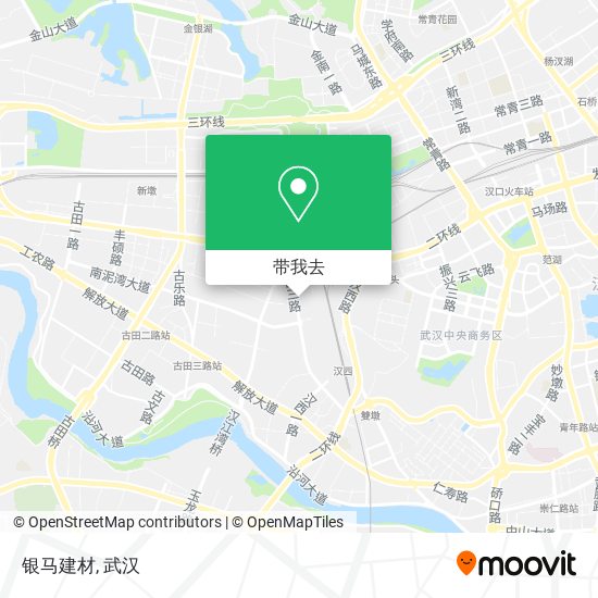 银马建材地图