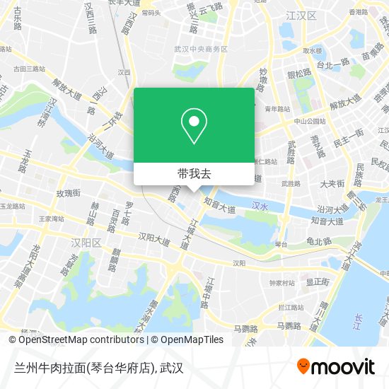 兰州牛肉拉面(琴台华府店)地图