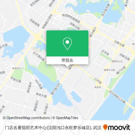 门店名番茄田艺术中心(汉阳沌口永旺梦乐城店)地图