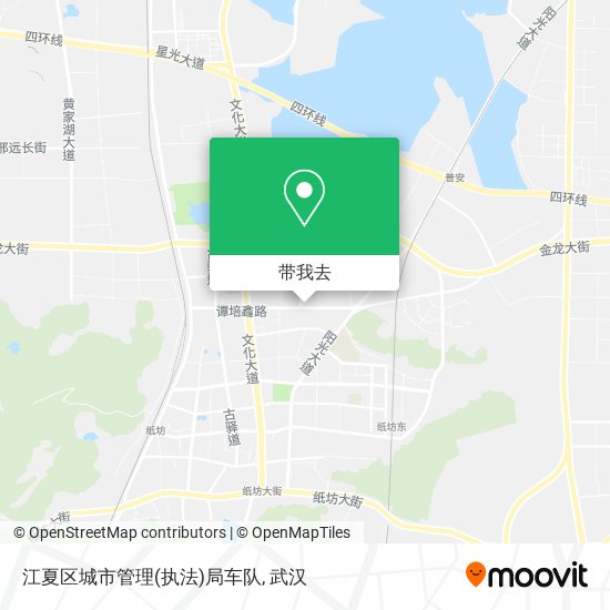 江夏区城市管理(执法)局车队地图