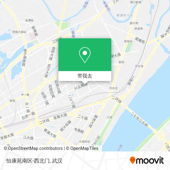 怡康苑南区-西北门地图