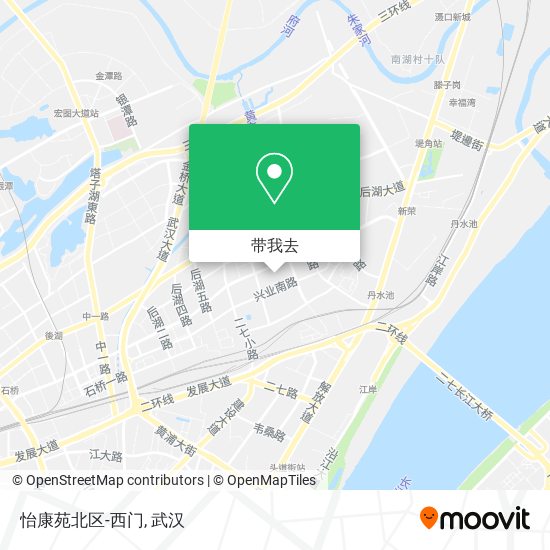 怡康苑北区-西门地图