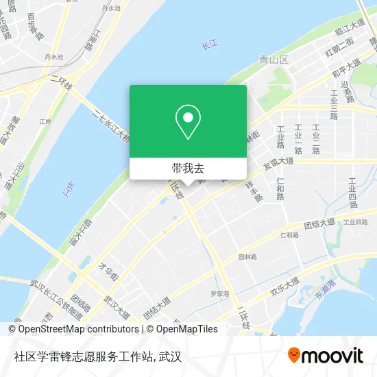社区学雷锋志愿服务工作站地图