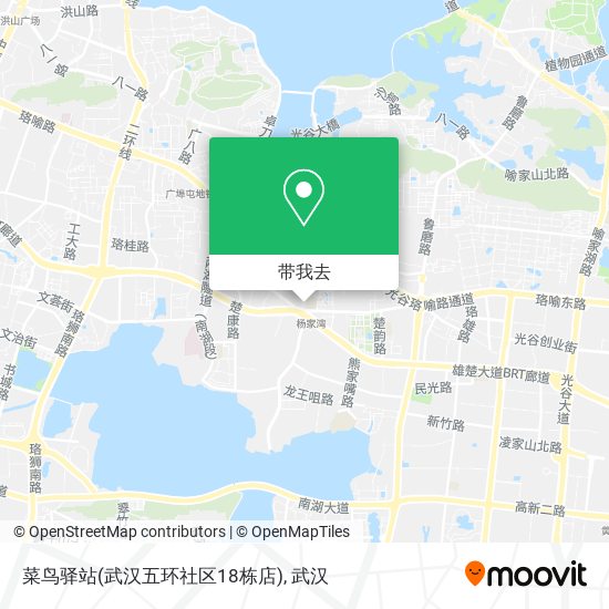 菜鸟驿站(武汉五环社区18栋店)地图