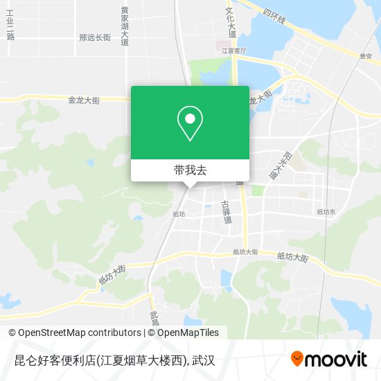昆仑好客便利店(江夏烟草大楼西)地图