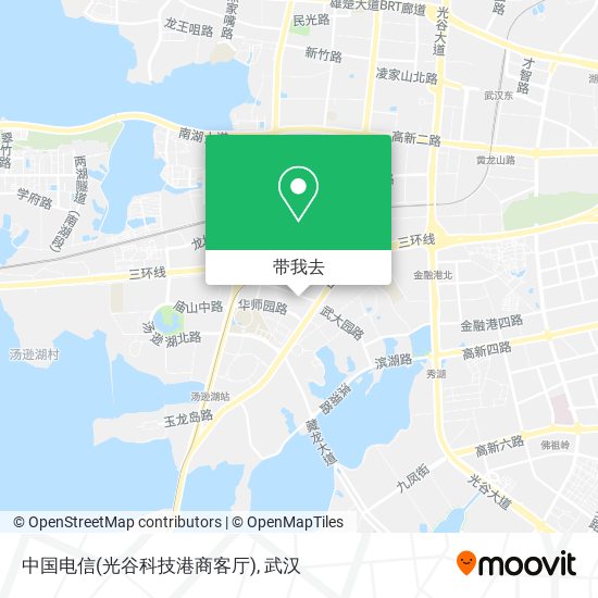 中国电信(光谷科技港商客厅)地图