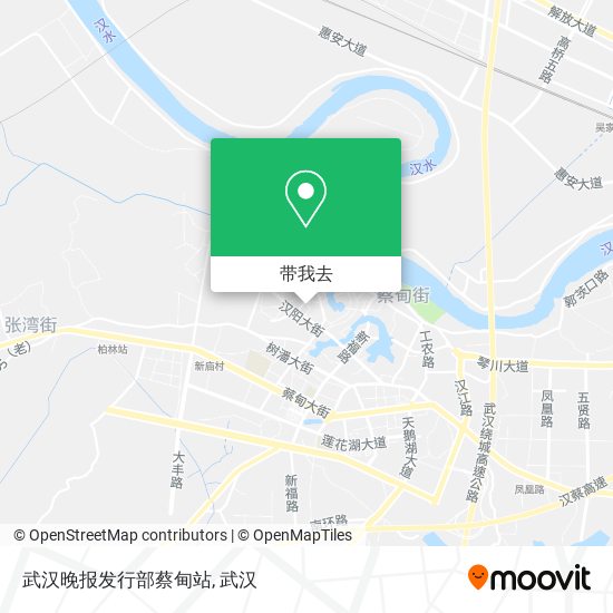 武汉晚报发行部蔡甸站地图