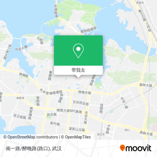 南一路/醉晚路(路口)地图