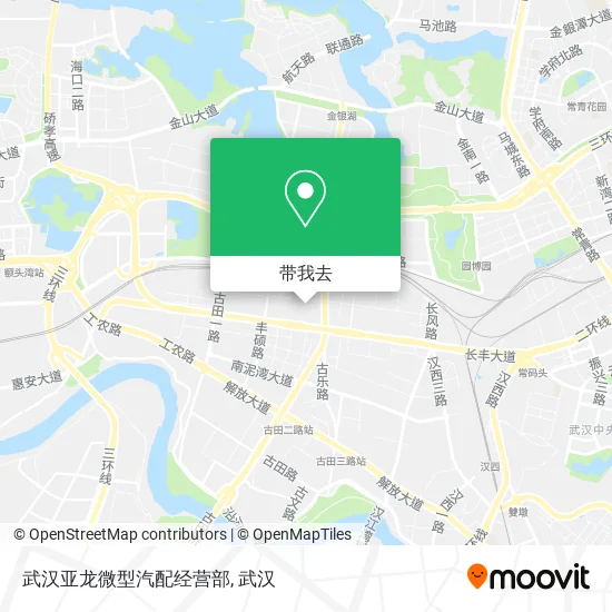 武汉亚龙微型汽配经营部地图