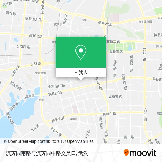 流芳园南路与流芳园中路交叉口地图