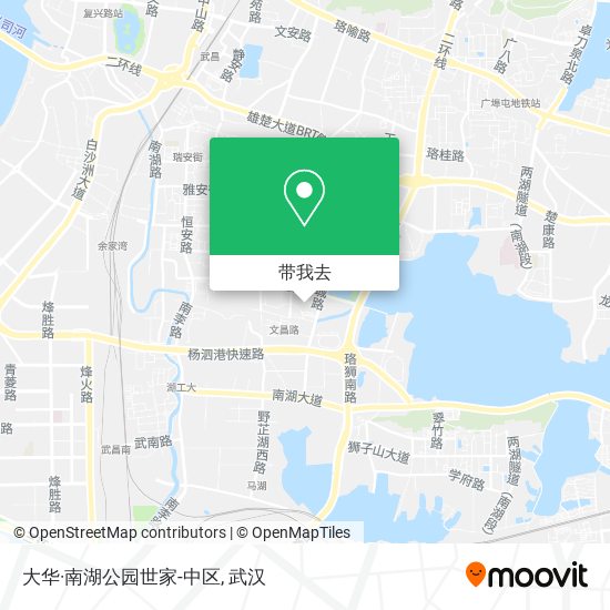 大华·南湖公园世家-中区地图