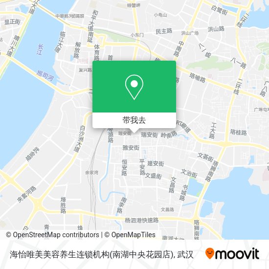 海怡唯美美容养生连锁机构(南湖中央花园店)地图