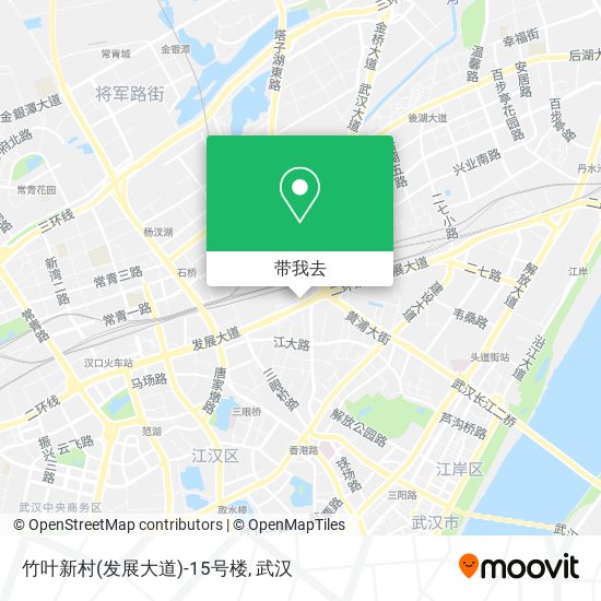 竹叶新村(发展大道)-15号楼地图