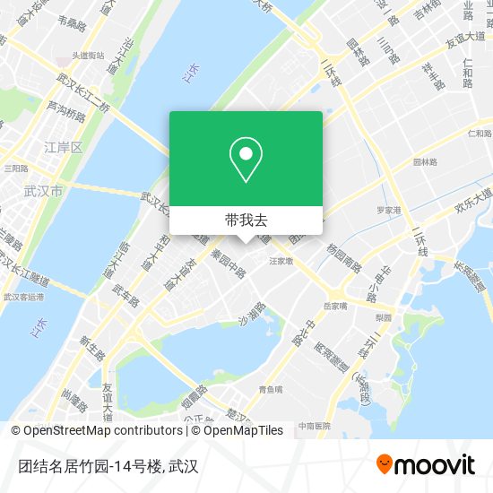团结名居竹园-14号楼地图