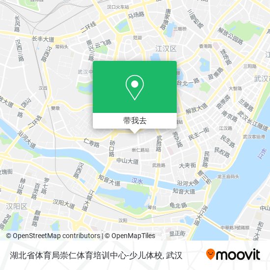 湖北省体育局崇仁体育培训中心-少儿体校地图