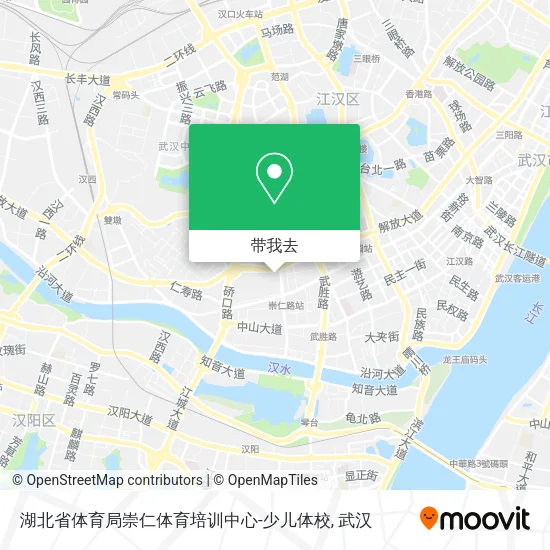 湖北省体育局崇仁体育培训中心-少儿体校地图