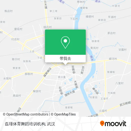 磊瑾体育舞蹈培训机构地图