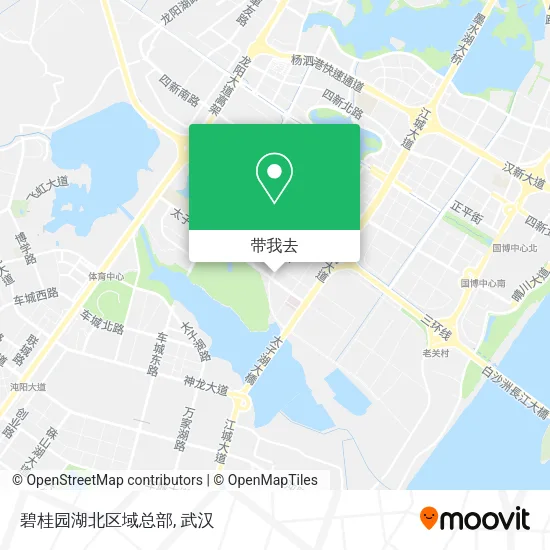 碧桂园湖北区域总部地图