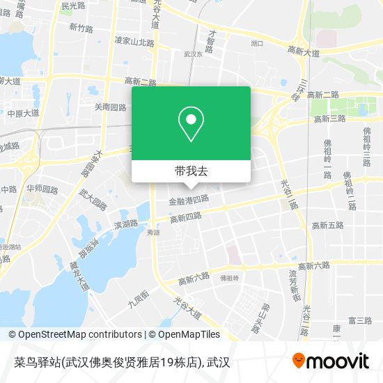 菜鸟驿站(武汉佛奥俊贤雅居19栋店)地图