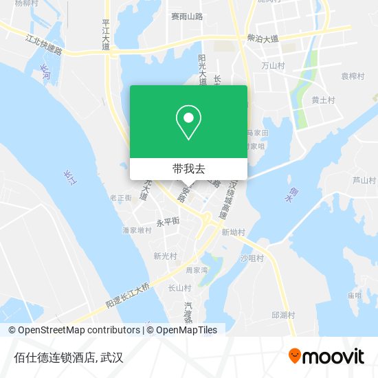 佰仕德连锁酒店地图