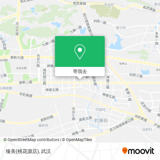 臻美(桃花源店)地图