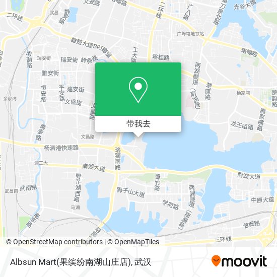 Albsun Mart(果缤纷南湖山庄店)地图