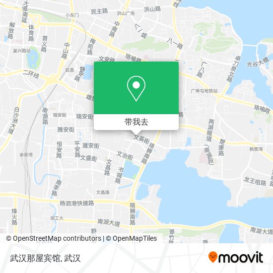 武汉那屋宾馆地图