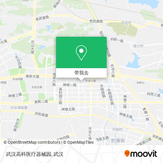 武汉高科医疗器械园地图