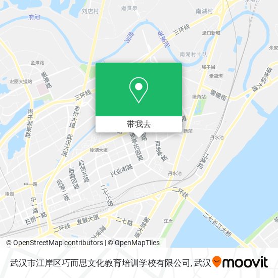 武汉市江岸区巧而思文化教育培训学校有限公司地图