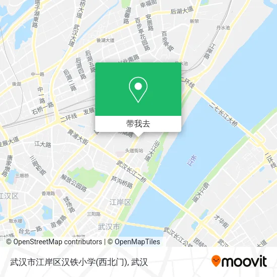 武汉市江岸区汉铁小学(西北门)地图