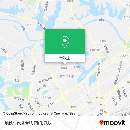 地铁时代常青城-南门地图