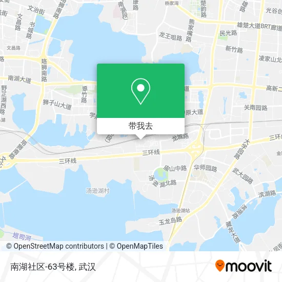 南湖社区-63号楼地图